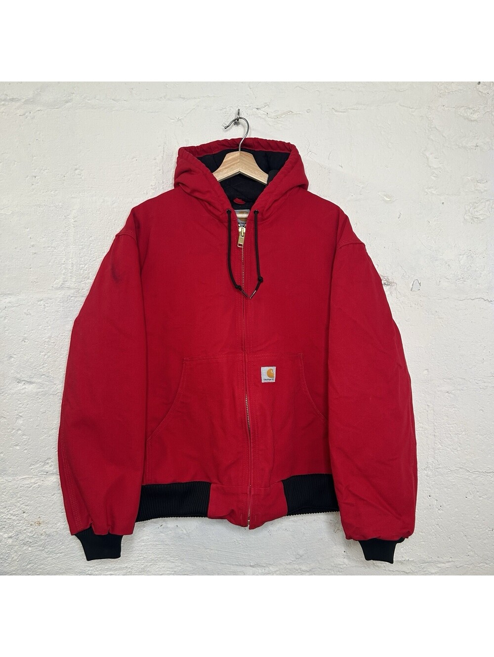 Vintage Carhartt Quilted Active Jacket “Industry Red” J140